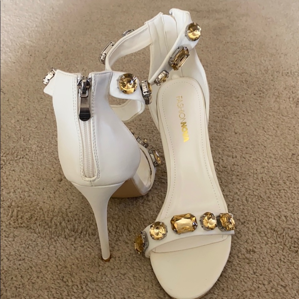 Fashion Nova jeweled heel